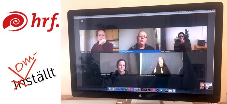 Videomöte med HRF