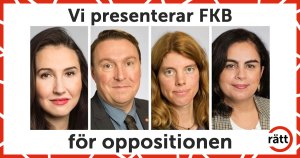 Vi presenterar FKB för oppositionen