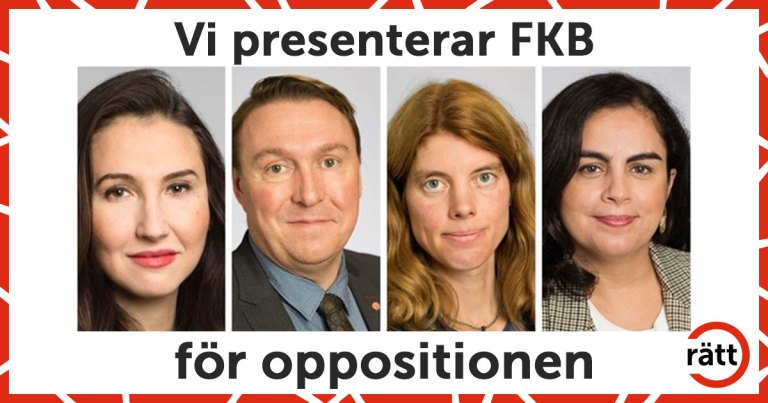 Vi presenterar FKB för oppositionen