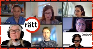 Flera personer i ett digitalt möte