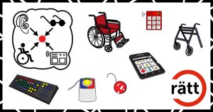 Flera olika hjälpmedel