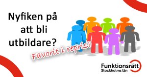 Flera illustrerade personer i olika färger.
