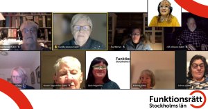 Flera personer i ett digitalt möte