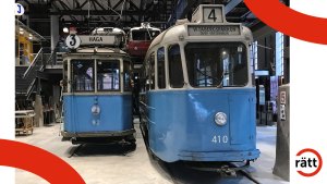 Spårvägsmuseets nya lokaler vid Ropsten