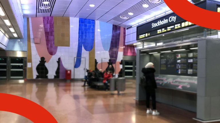 Pendeltågperrongen Stockholm City