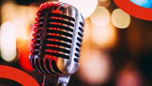 En gammeldags mikrofon