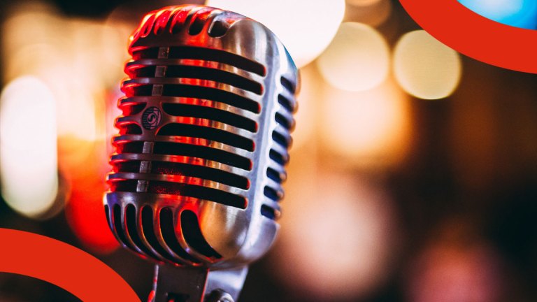 En gammeldags mikrofon