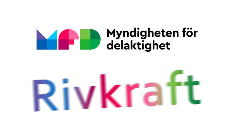 Myndigheten för delaktighets logga och rivkraft