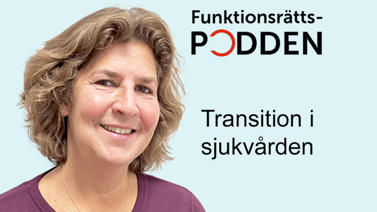 Annika Brar tittar leende in i kameran. Transition i sjukvården står det intill hennes bild.