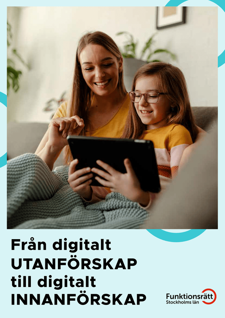 Framsidan av vår rapport om digitalt utanförskap.