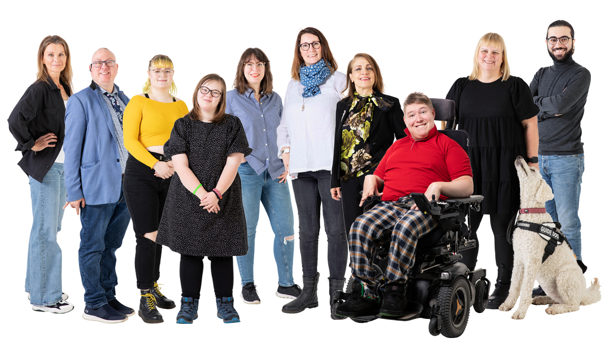 Flera av medlemmarna i Funktionsrätt Stockholms läns föreningar.