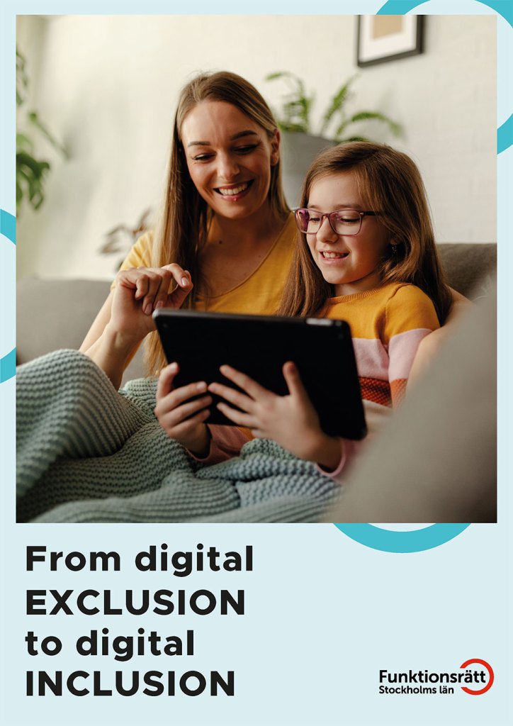 The front page of our report about digital inclusion.