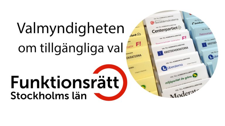 Introt till vårt möte om tillgängliga val har en bild med flera röstsedlar, gula vita och blå.