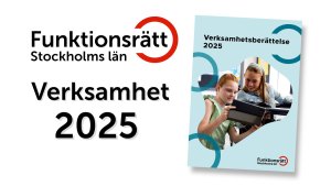 En bild på den tryckta versionen av vår verksamhetsberättelse
