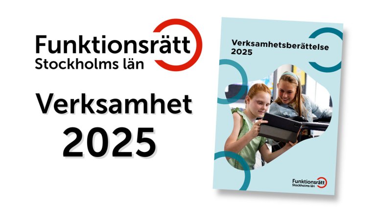 En bild på den tryckta versionen av vår verksamhetsberättelse