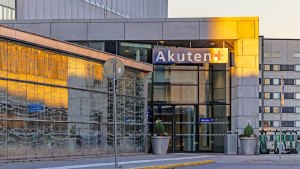 Entrén till Södersjukhuset.